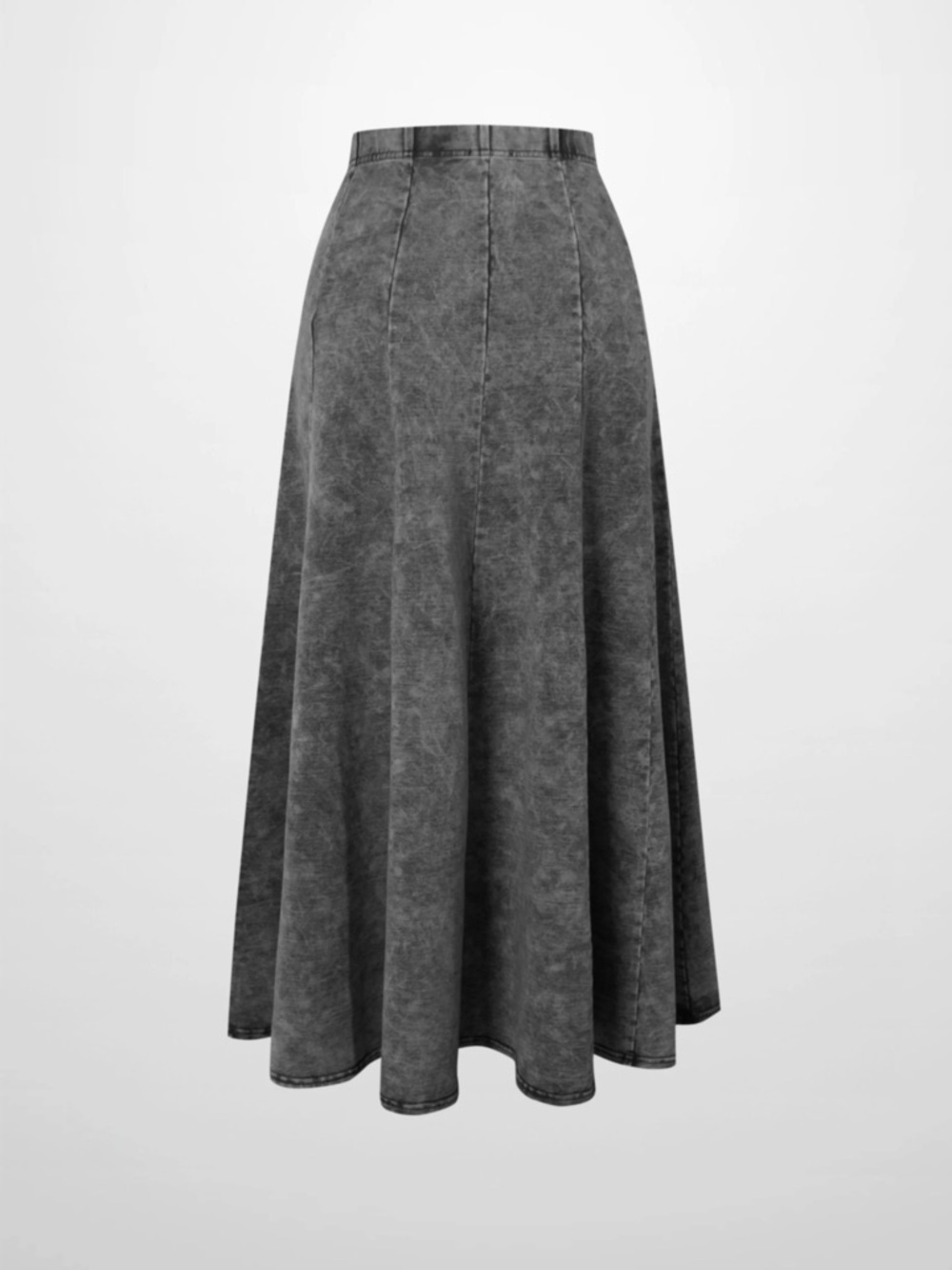 Hard Tail Forever Made in the ISA Women's Gray A-Line Maxi Skirt